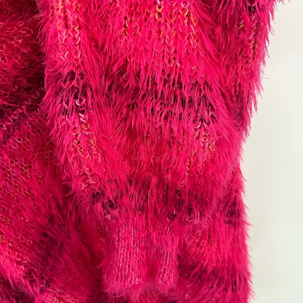 Free People Gelato Pink eyelash sweater